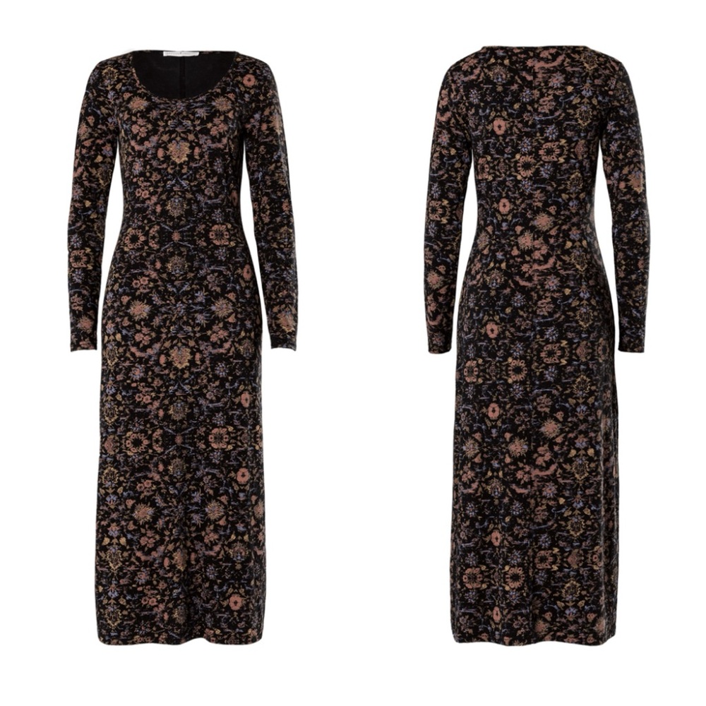 Peruvian Connection Dynasty Floral Midi Dress size Medium